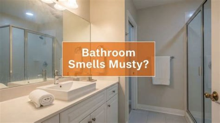 bathroom smells musty