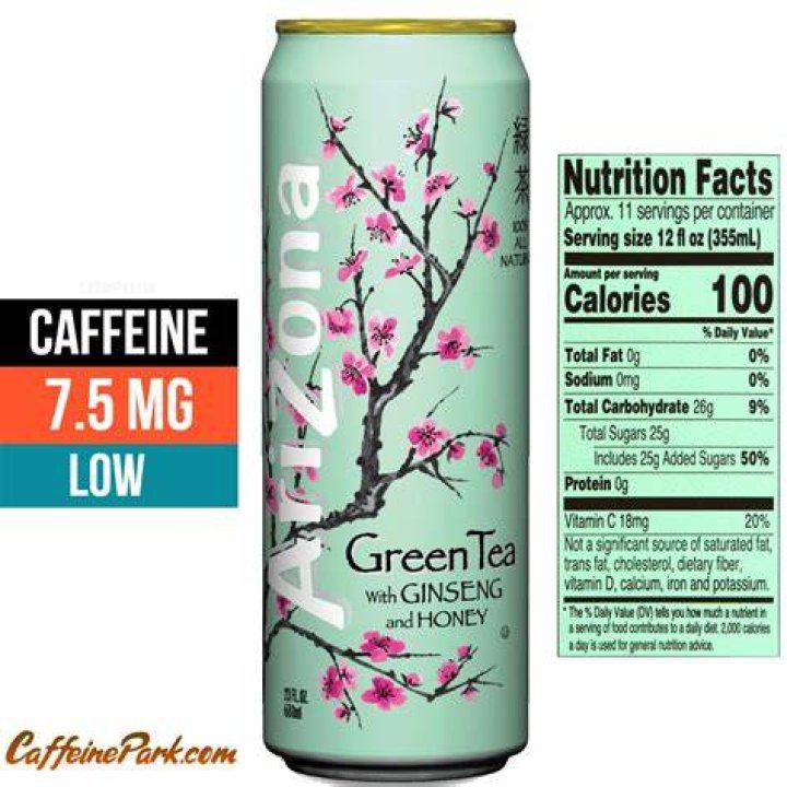 Does Arizona Green Tea Have Caffeine