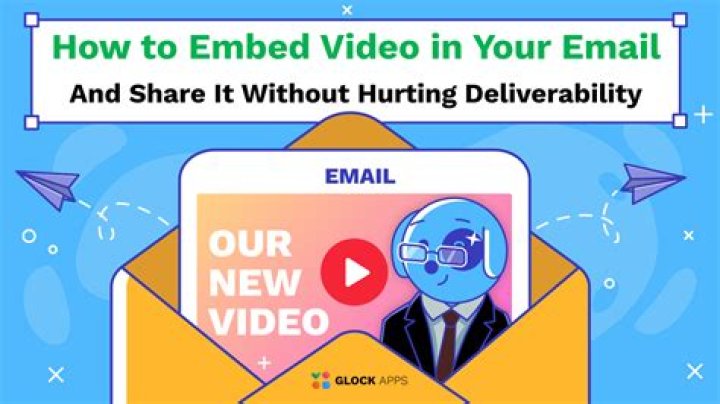 embed video in email