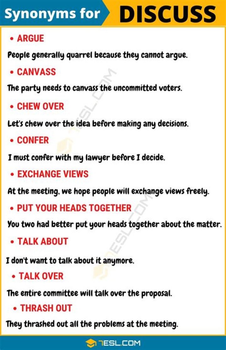 Encounter Synonym - How To Discuss