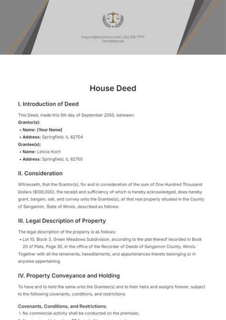 house title