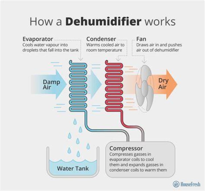 how dehumidifier works