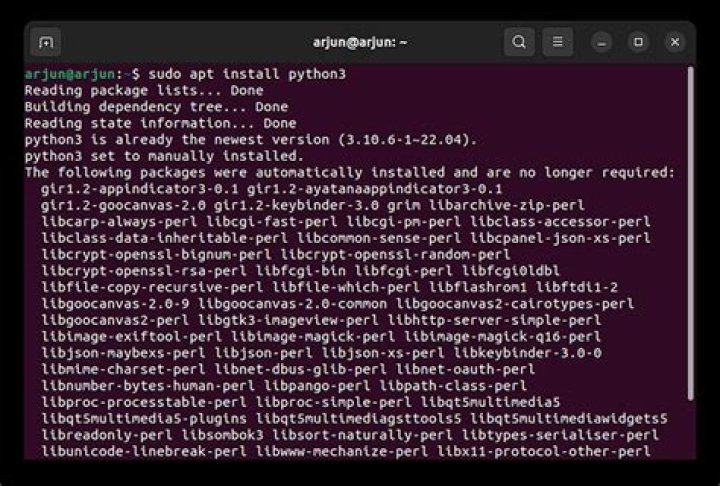 install python linux