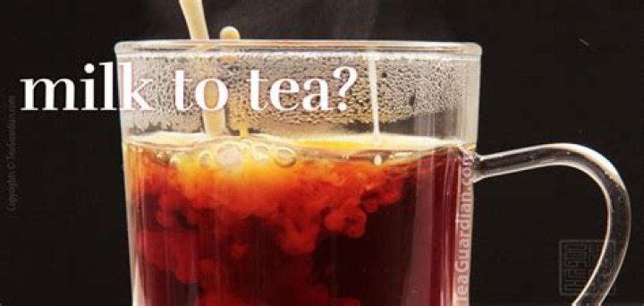 Is adding milk to tea bad