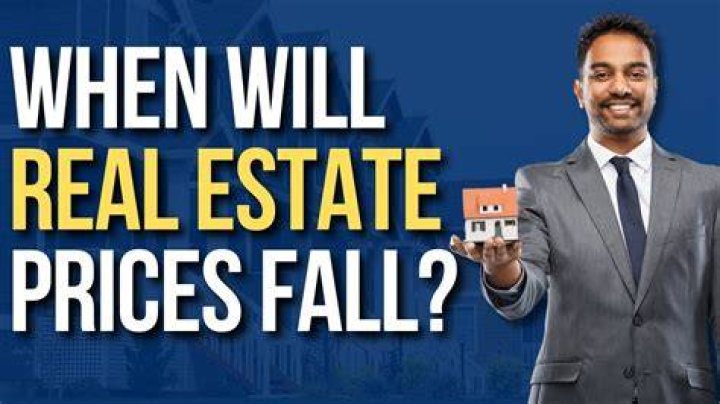 when will real estate prices drop