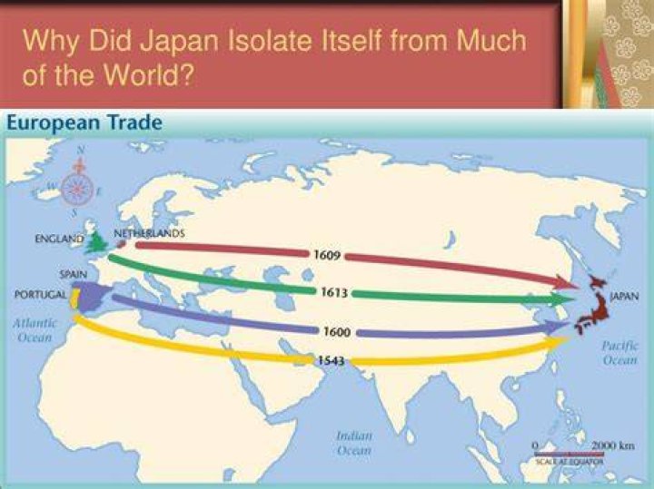 Why did Japan isolate itself