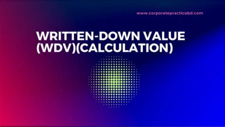 Written-Down Value - How To Discuss